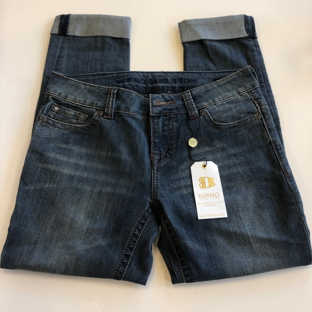 Buffalo by David Bitton Jem Capri Stretch Sz 29